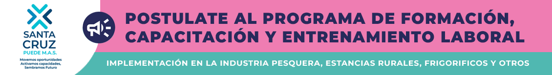 Postulate al Programa de Formación, Capacitación y Entrenamiento Laboral