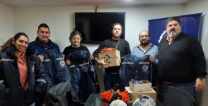 Trabajo entregó indumentaria de seguridad a agentes de inspección